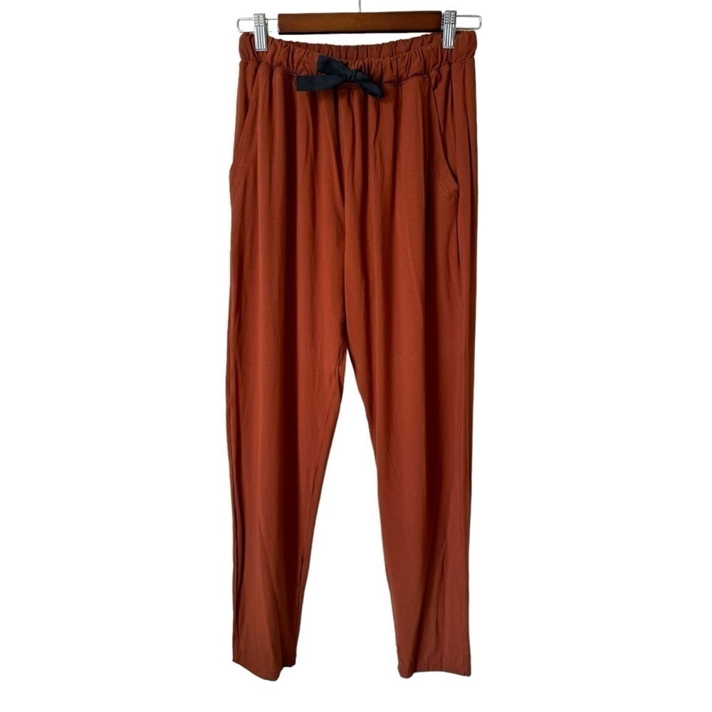 MOTHER lifestyle Bamboo Spandex High Rise Ankle Pants Clove Brown Women's Size S